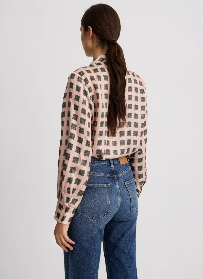 V-Necktie Blouse