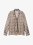 SMYTHE V-Necktie Blouse