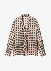 SMYTHE V-Necktie Blouse