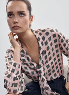 SMYTHE V-Necktie Blouse