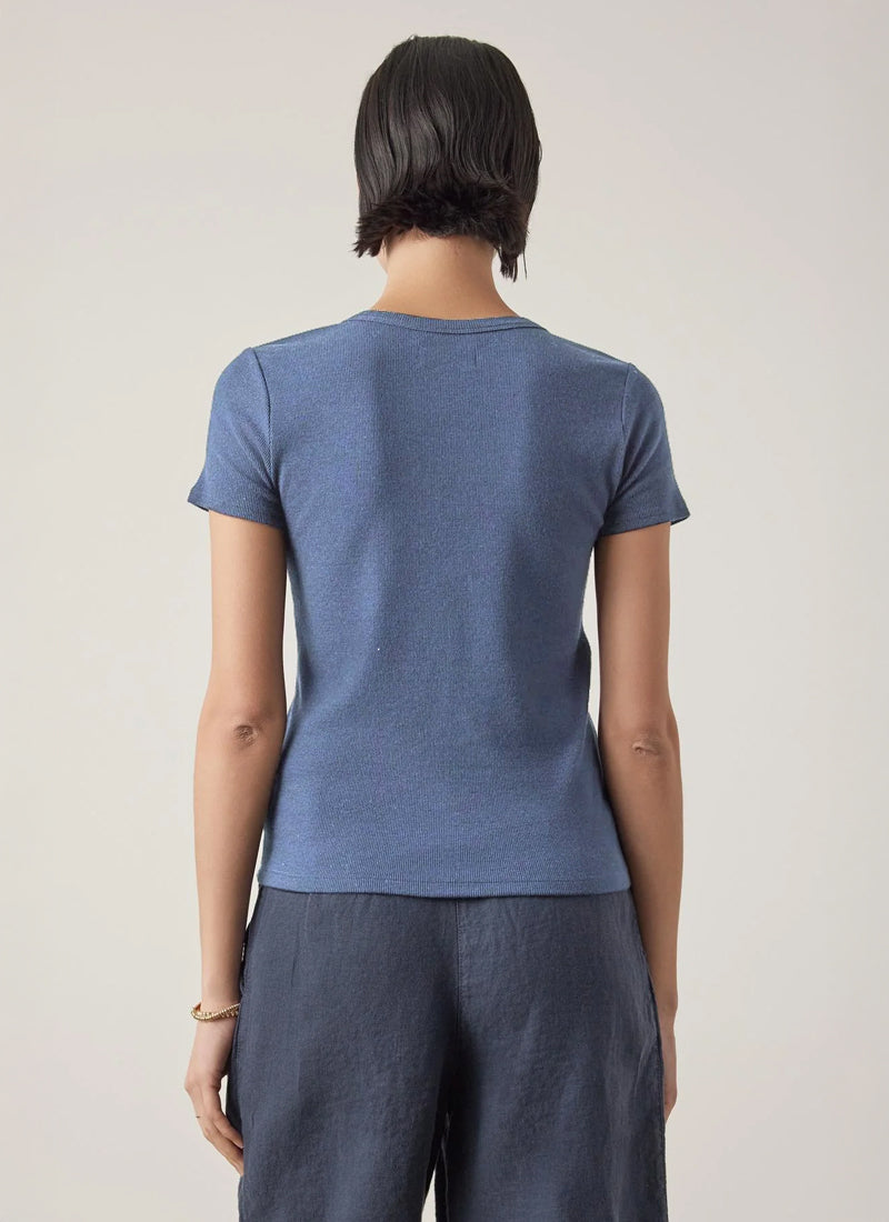 Velvet Bedford  Short Sleeve Rib Modal Tee