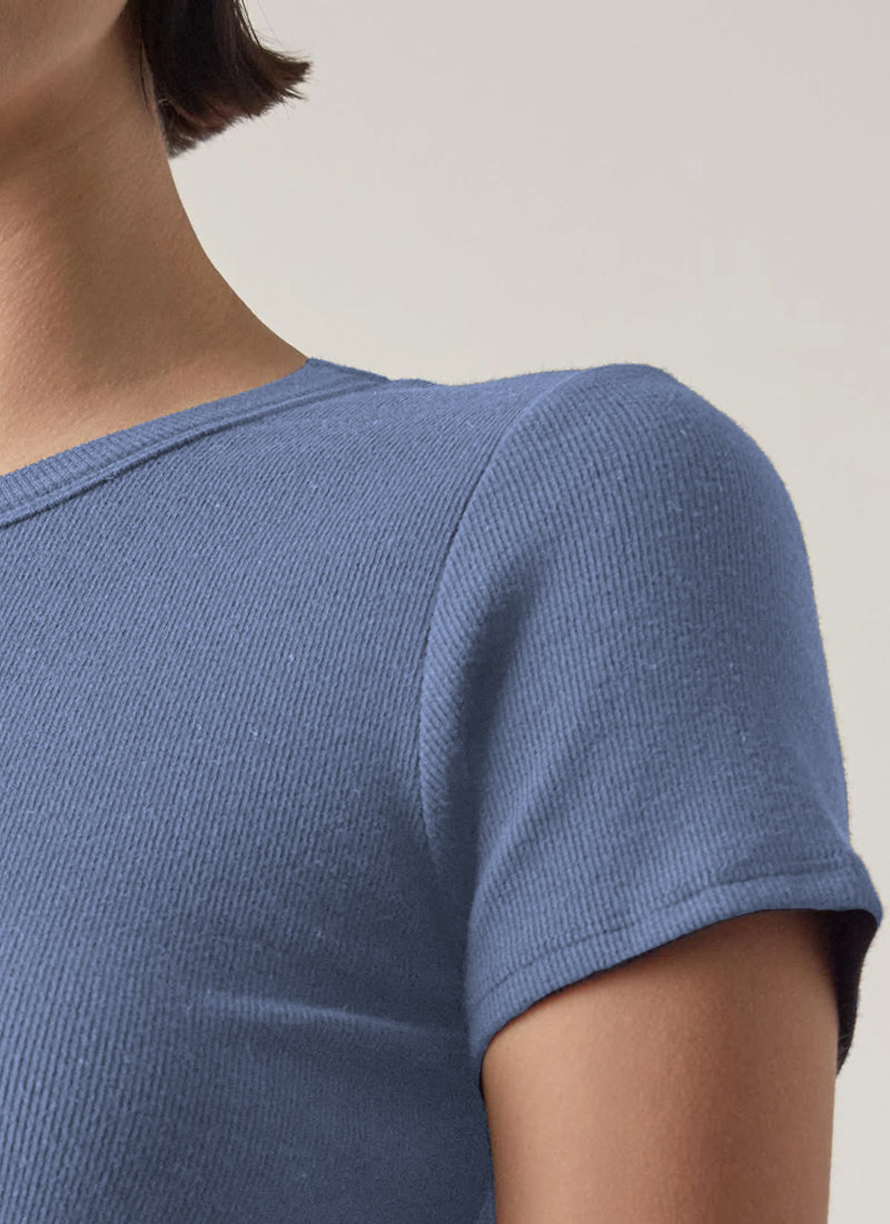 Velvet Bedford  Short Sleeve Rib Modal Tee