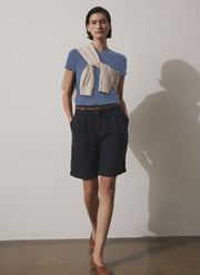 Velvet Bedford  Short Sleeve Rib Modal Tee