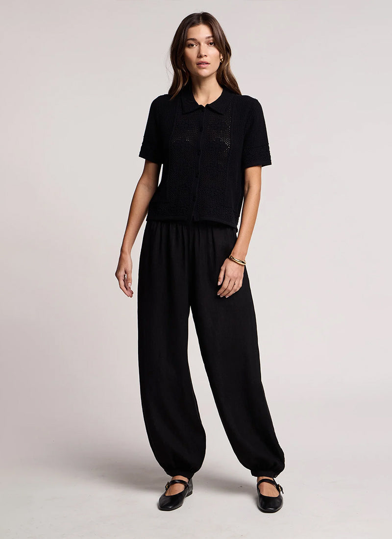 Velvet Camber Woven Linen Pant
