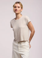 Velvet Casey Linen Knit T-Shirt