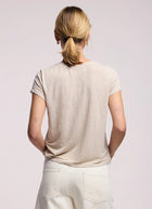 Velvet Casey Linen Knit T-Shirt
