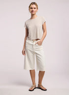 Velvet Casey Linen Knit T-Shirt