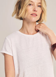 Velvet Casey Linen Knit T-Shirt