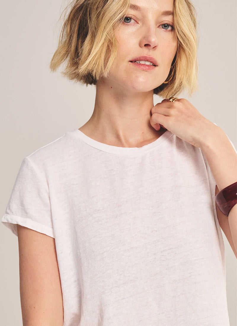 Velvet Casey Linen Knit T-Shirt