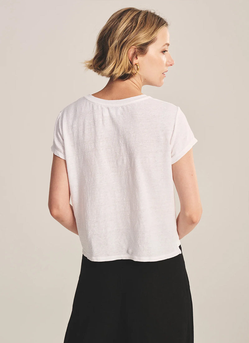 Velvet Casey Linen Knit T-Shirt