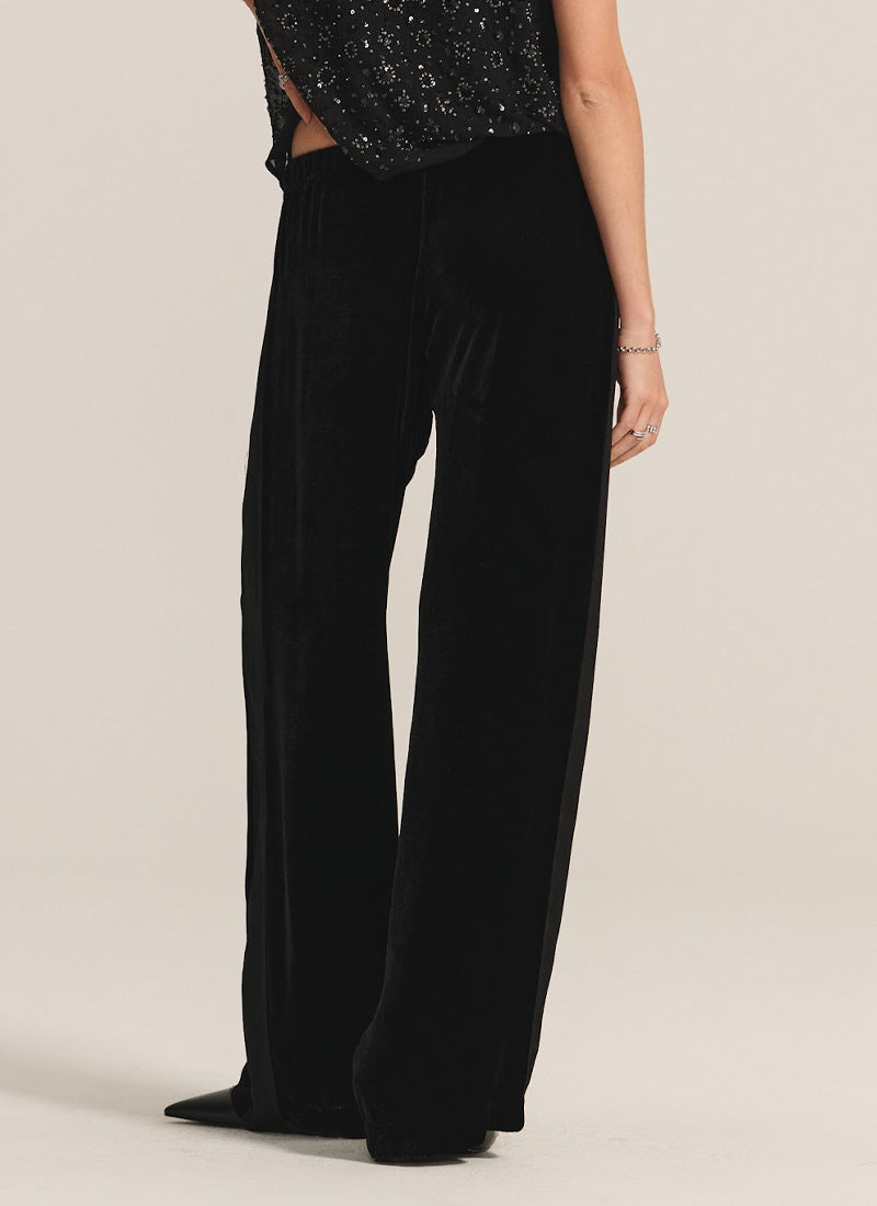 Velvet & Satin Mix Media Pant by Velvet at Andrews