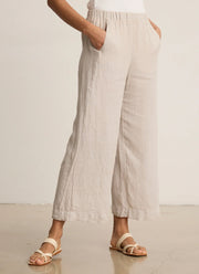 Velvet Lola Woven Linen Pant