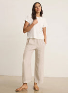 Velvet Lola Woven Linen Pant