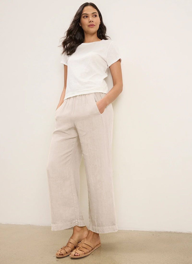 Velvet Lola Woven Linen Pant