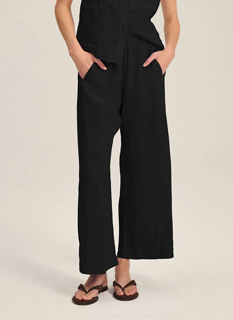 Velvet Lola Woven Linen Pant