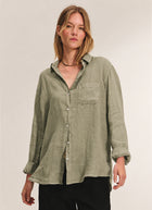 Mulholland Woven Linen Top by Velvet