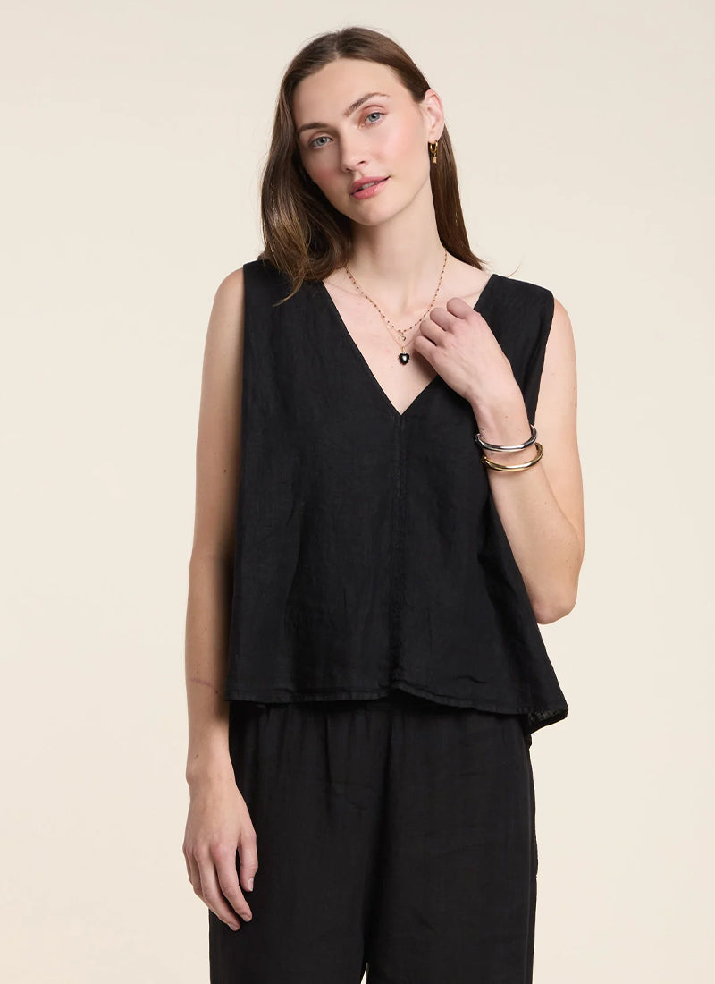 Velvet Renna Linen Top