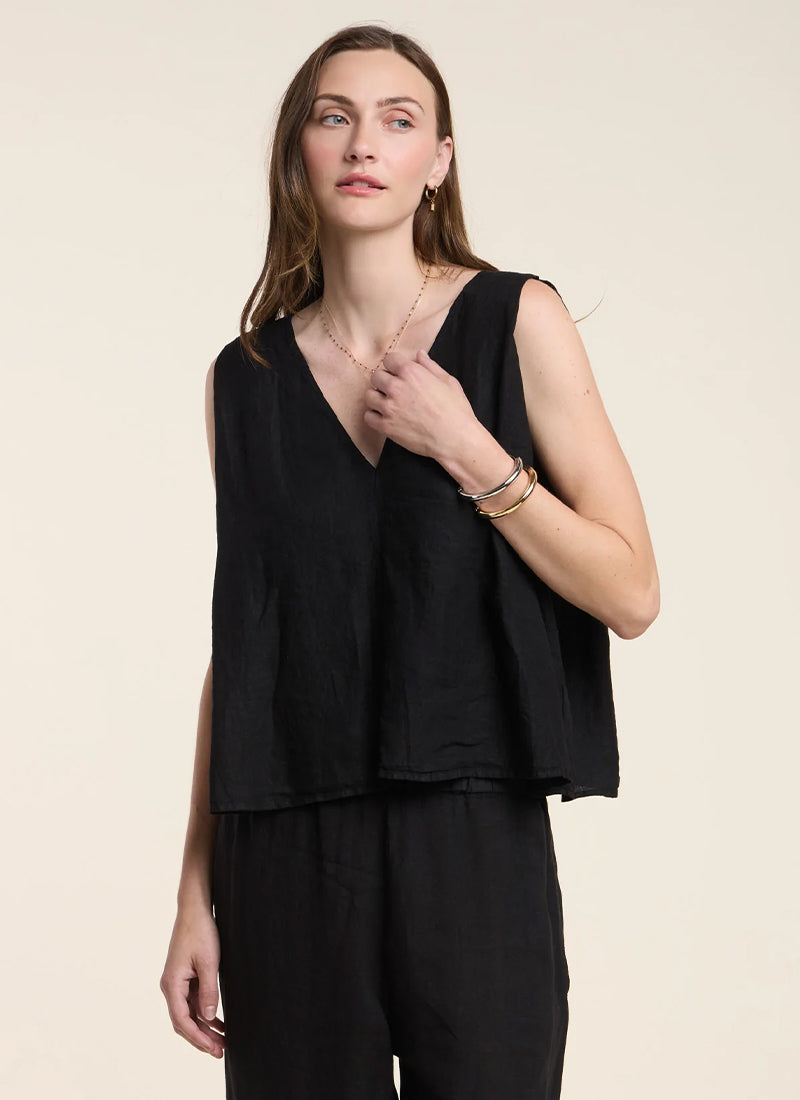 Velvet Renna Linen Top