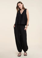 Velvet Renna Linen Top
