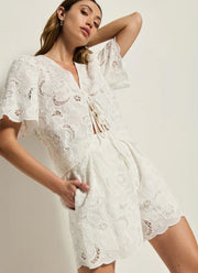 Nation Los Angeles Rosalyn Tie Front Top