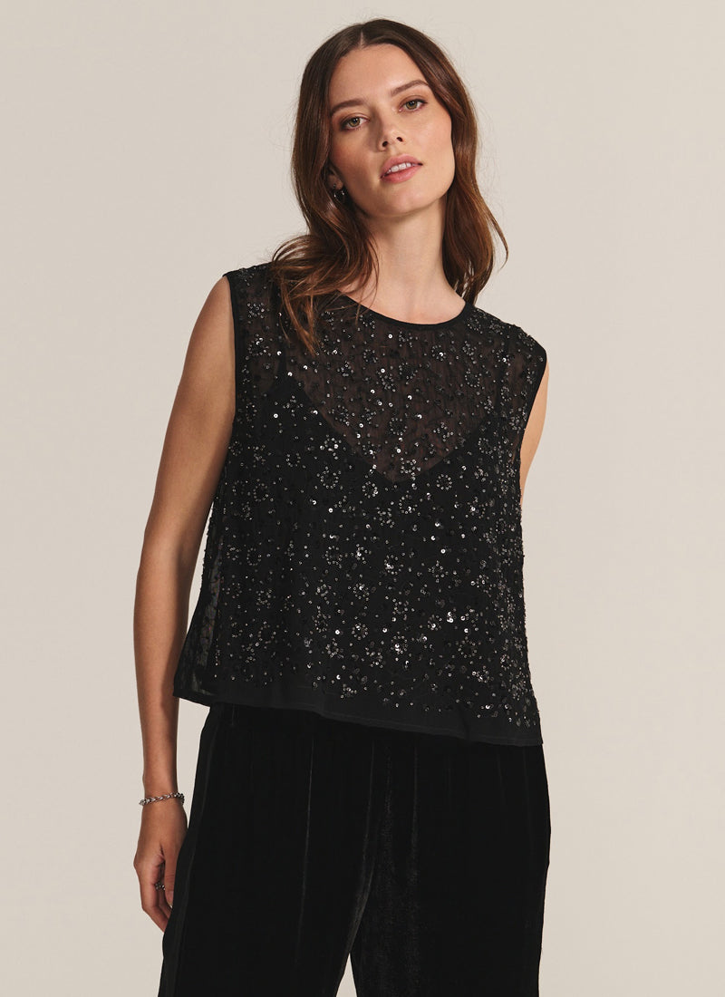 DS Sequins Top by Velvet at Andrews 