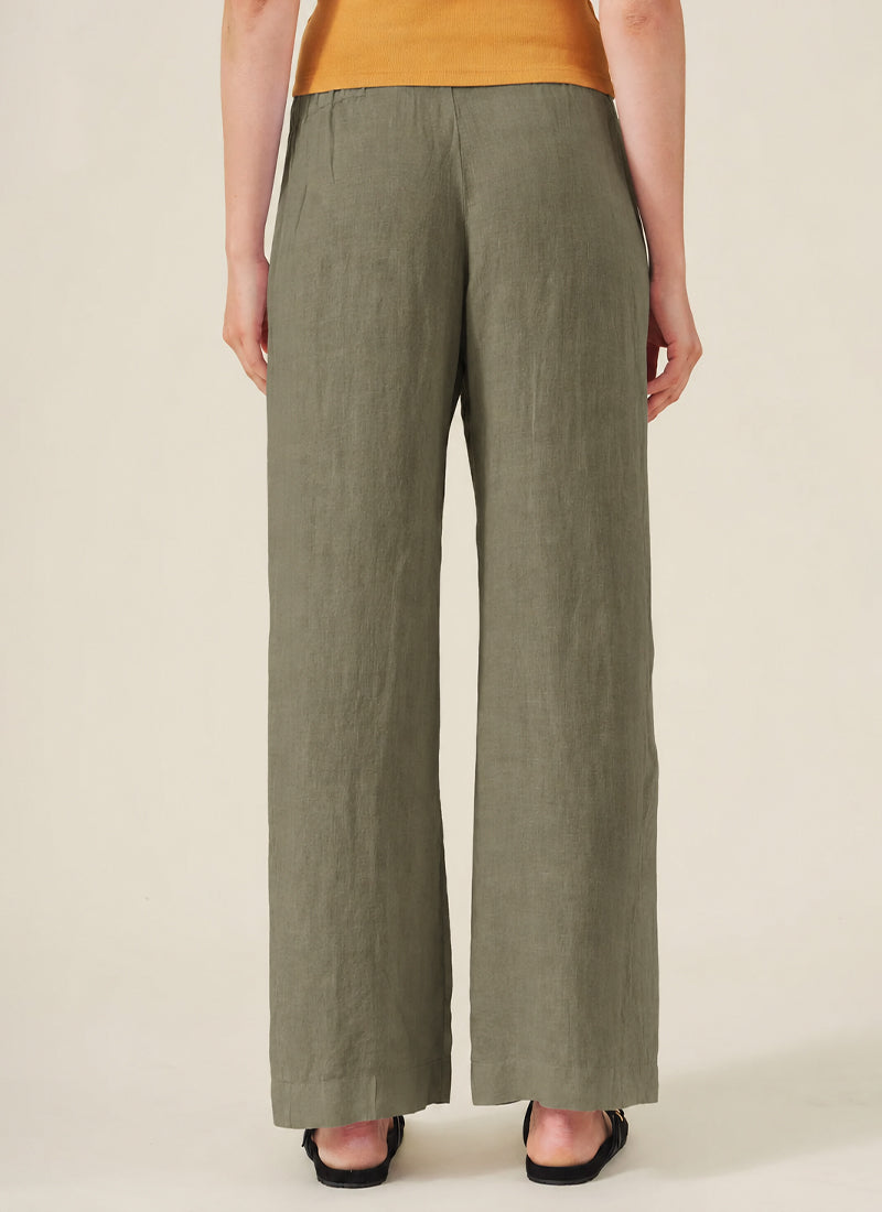 Velvet Stephanie Woven Linen Pants