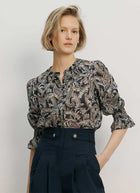 Veronica Beard 3/4 Ashlynn Blouse