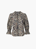 Veronica Beard 3/4 Ashlynn Blouse