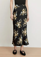 Clover Floral Midi Skirt