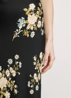 Clover Floral Midi Skirt