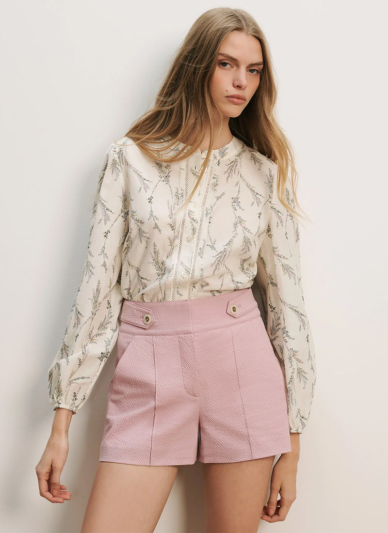 Veronica Beard Emiko Floral Blouse