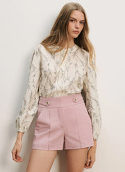 Veronica Beard Emiko Floral Blouse