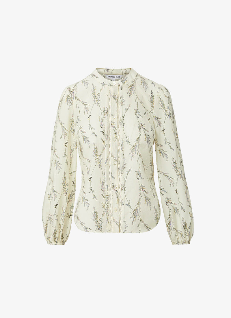 Veronica Beard Emiko Floral Blouse