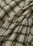 Nuvina Plaid Top