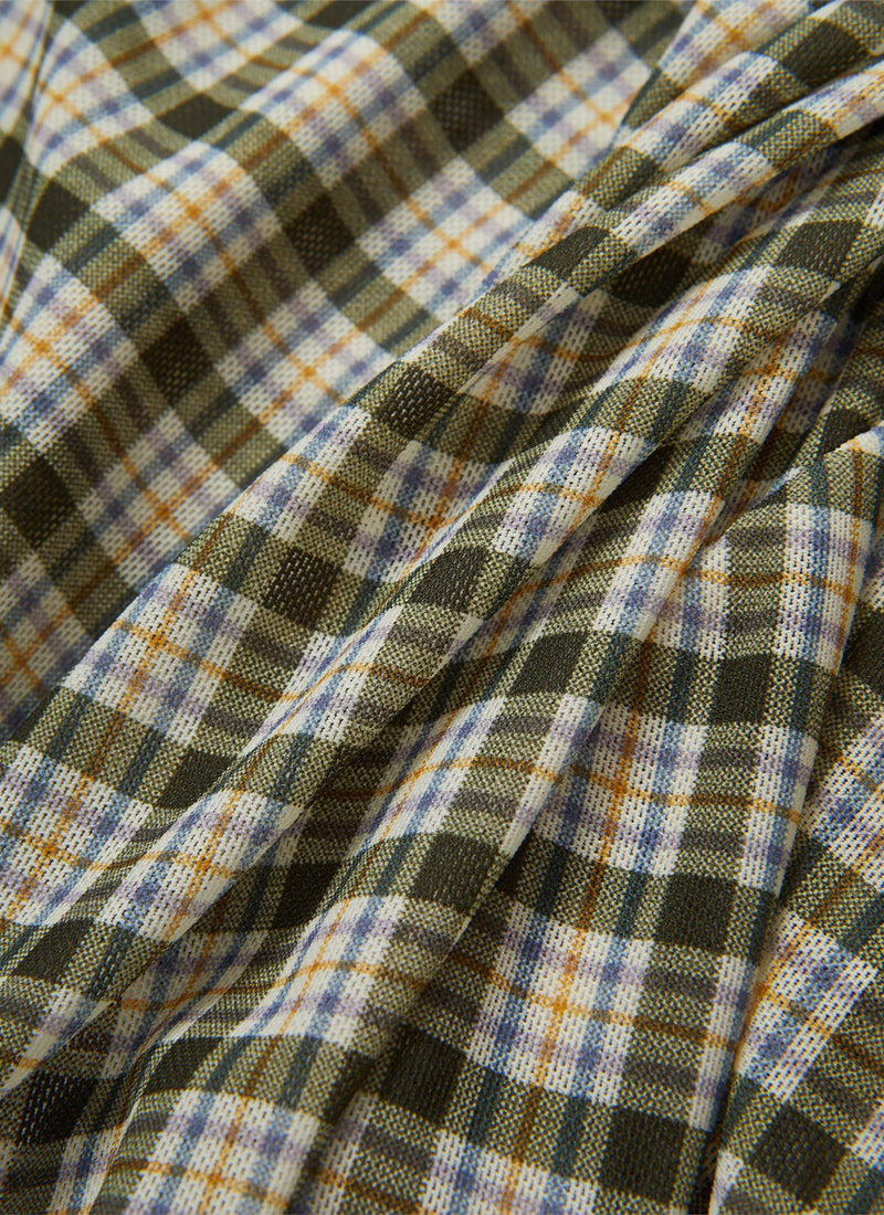 Nuvina Plaid Top
