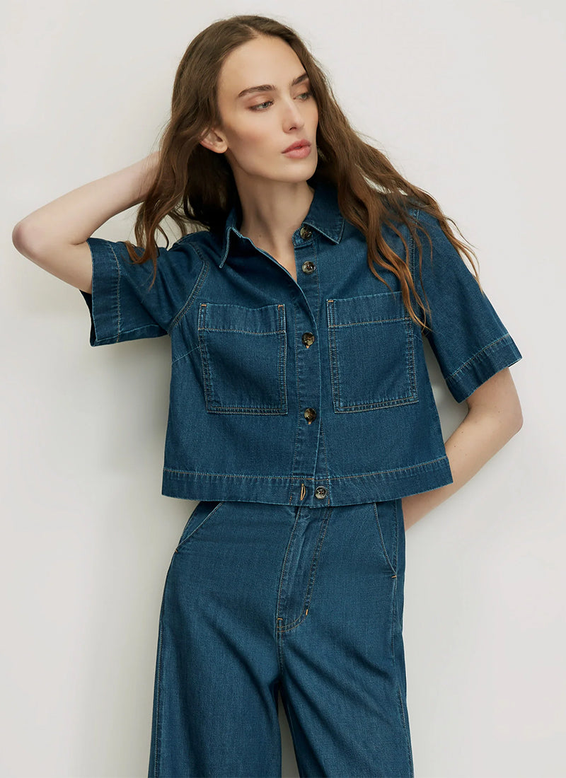 Spruce top denim by Veronica Beard