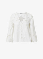 Veronica Beard Suniva Embroidered Shirt