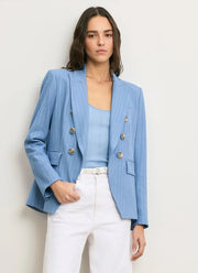 VERONICA BEARD Miller Dickey Jacket Blue