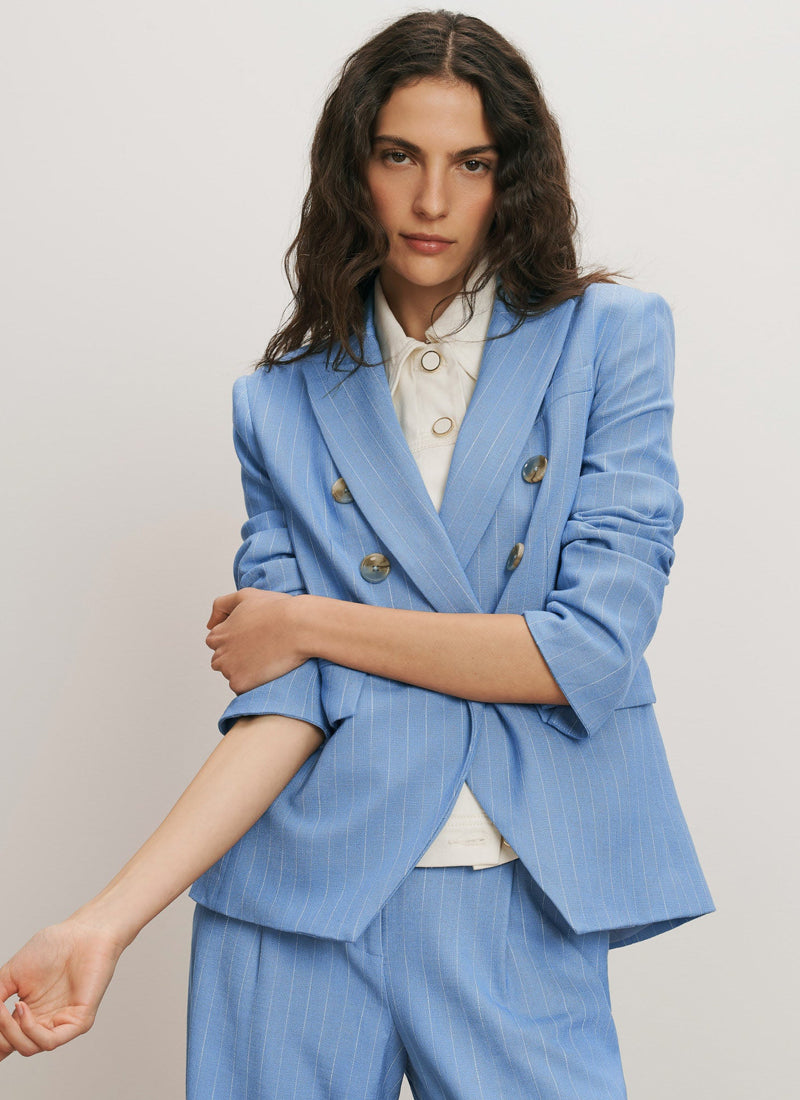 VERONICA BEARD Miller Dickey Jacket Blue