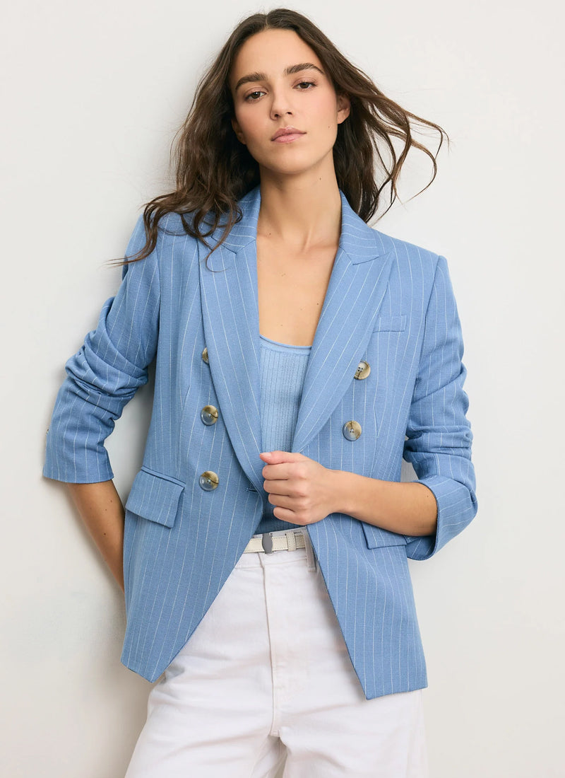 VERONICA BEARD Miller Dickey Jacket Blue