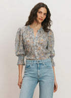 VERONICA BEARD 3/4 Sleeve Ashlynn Blouse