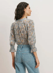 VERONICA BEARD 3/4 Sleeve Ashlynn Blouse