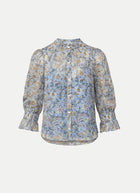 VERONICA BEARD 3/4 Sleeve Ashlynn Blouse