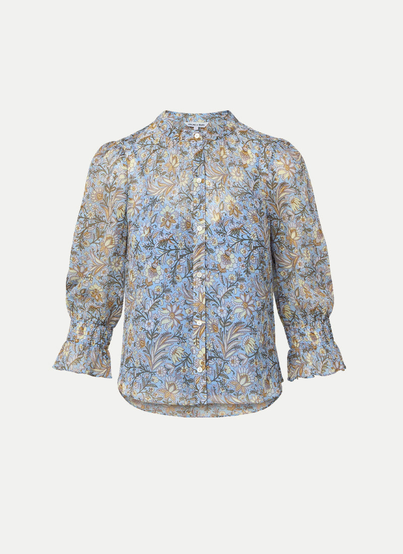 VERONICA BEARD 3/4 Sleeve Ashlynn Blouse