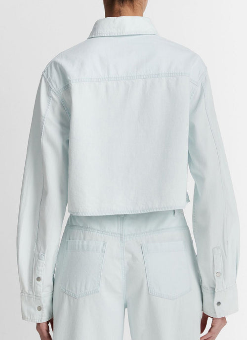 Spring Twill Cropped Shirt