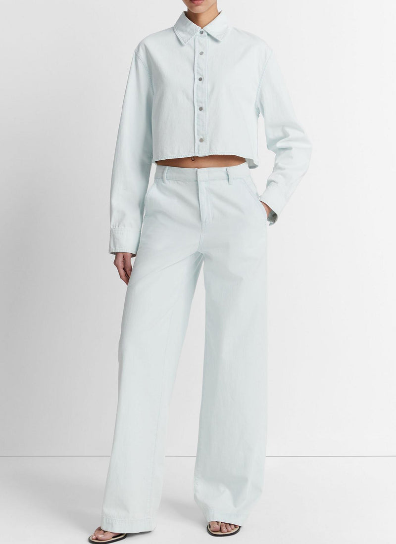 Vince Washed Wide Leg Trouser