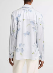 Vince Petal Blur Silk Relaxed Shirt