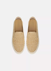 Vince Blair Slip On Raffia Sneaker