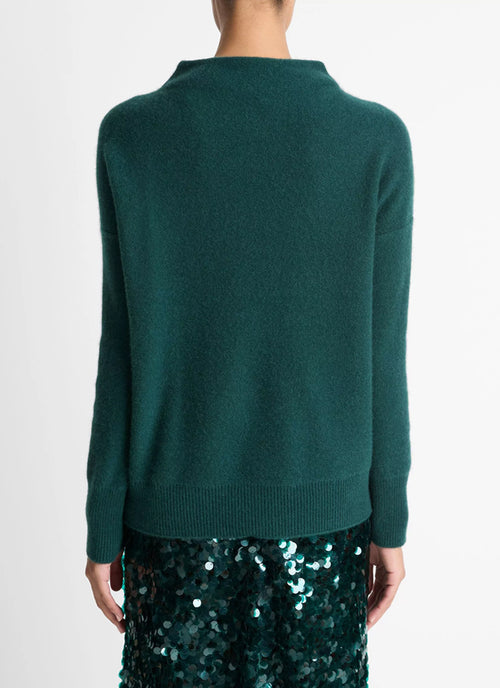  Boiled Cashmere Funnel Neck by Vince at Andrews 