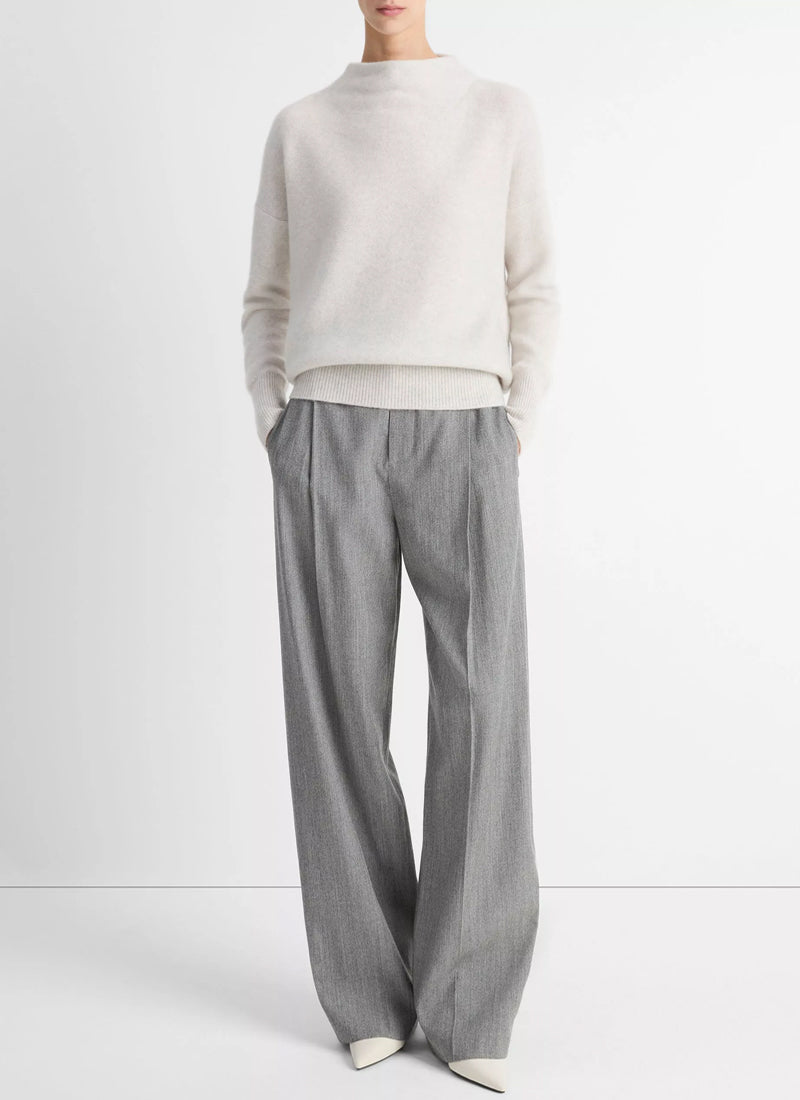 Vince Plush Cashmere Funnel Neck Sweater